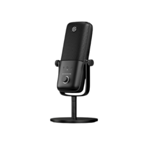 Micrófono Elgato Wave 3 negro USB con control de ganancia y mezcla para streaming y grabación